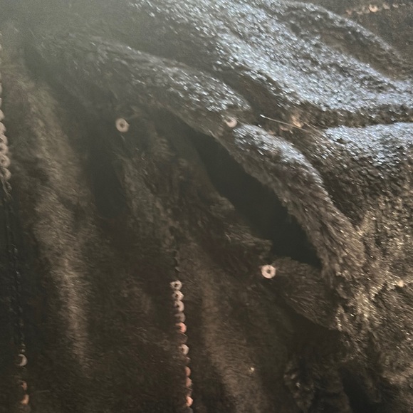 Dennis Basso Black Puffer Jacket with Hood - Picture 14 of 15